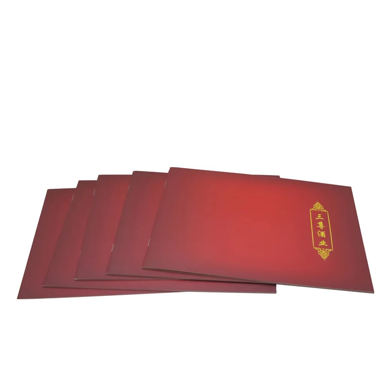 Customized Offset Printing Impression Brochures/Flyer/Catalogues Saddle Stitched Paper Advertising Customized Printing