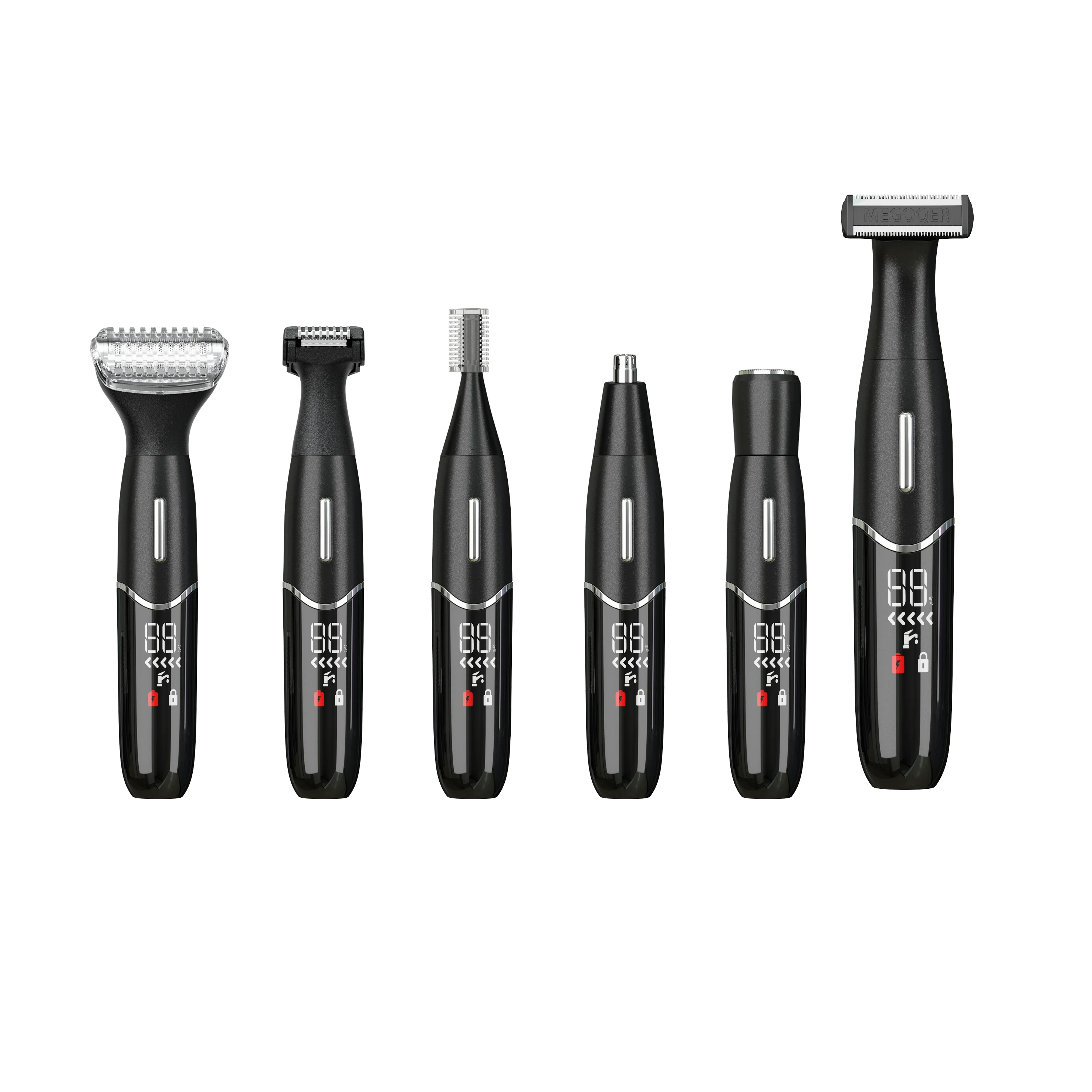 Portable Men Shavers New design electric body trimmer set 6 in 1 women shaver