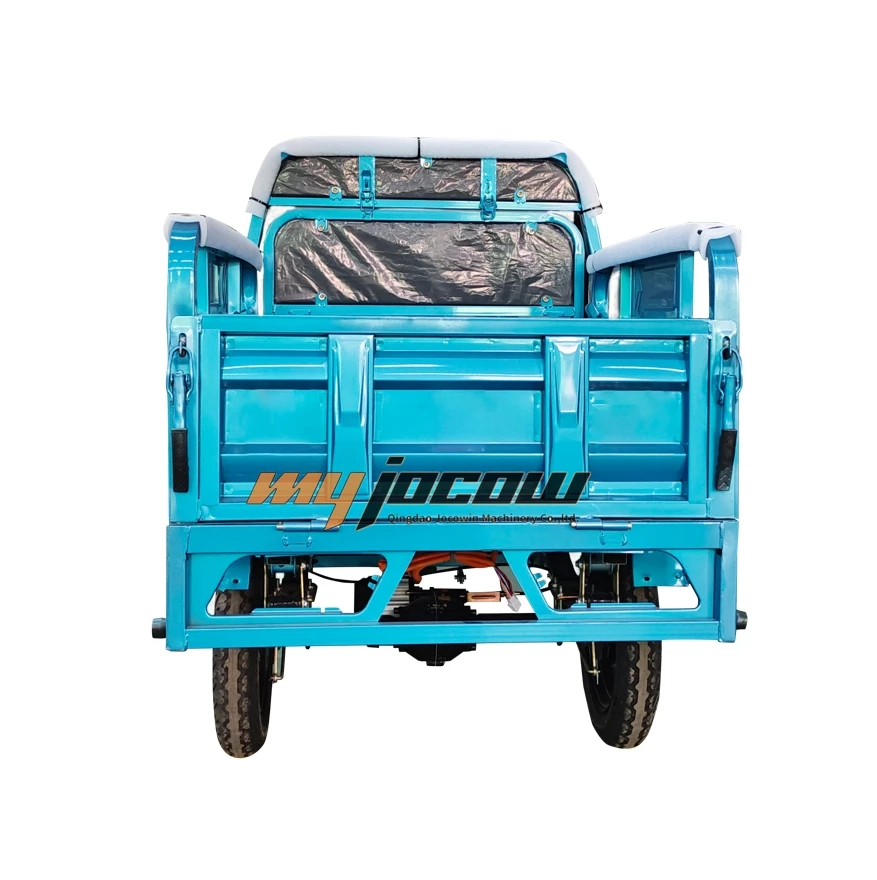 Big power 2 doors cheap electric tricycle used for cargo with front cabin