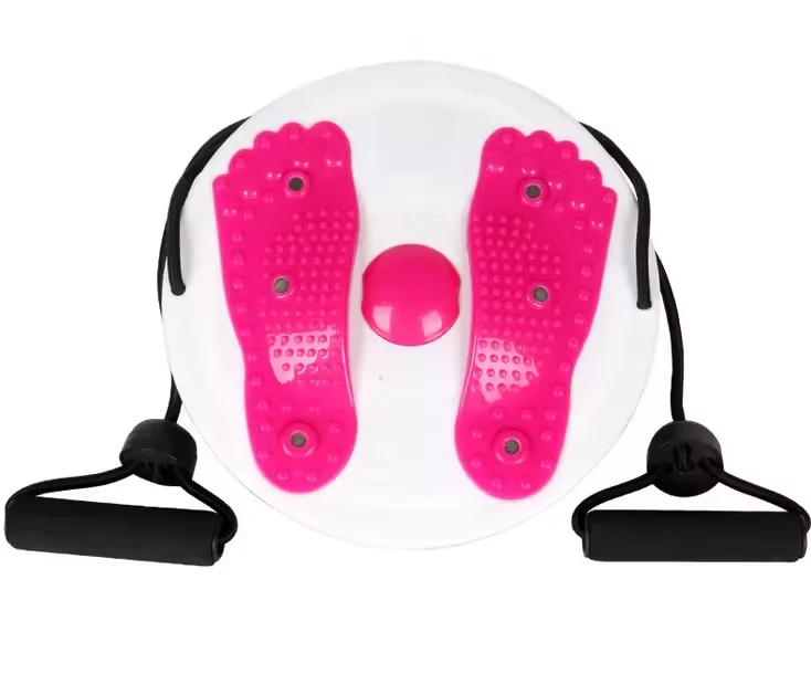 Massage Body Shaping Waist Twist Disc Exercise Machine Board Game Women 2024 High Quality Waist Twisting Disc With Rope Handles