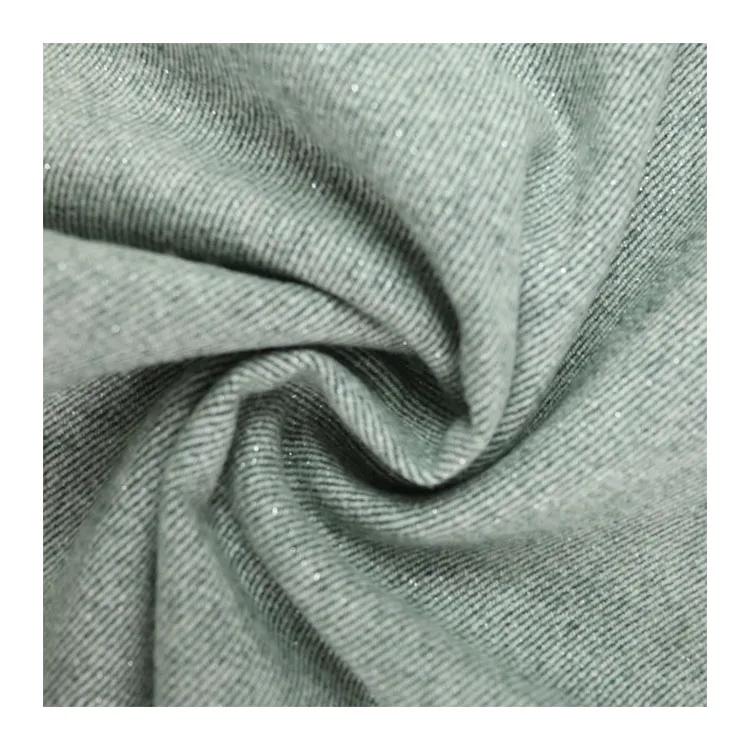 
New high quality Twill Fabric with Fluorescence 45%W35%P20%V Wool Polyester Glue Blend Fabric. 