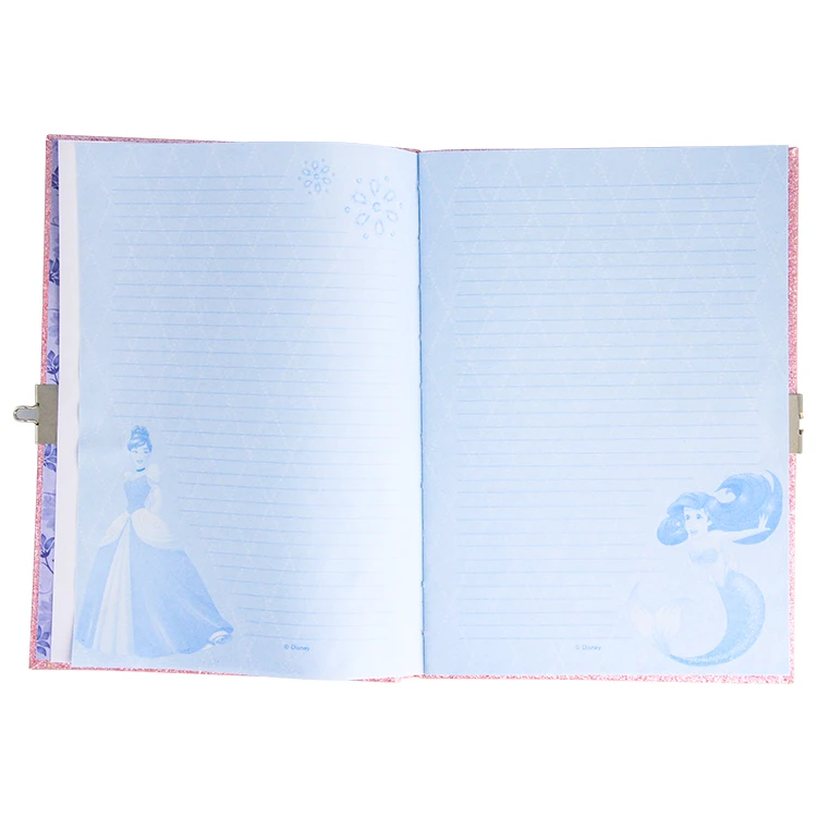 girls new design bling bling notebook personalized hardcover daily planners childlike notebook diaries with locks