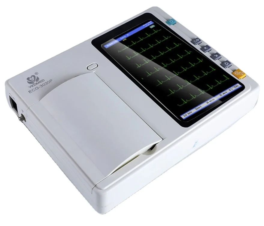 High Quality Portable Electrocardiograph EKG ECG Machine with all accessories cheap price