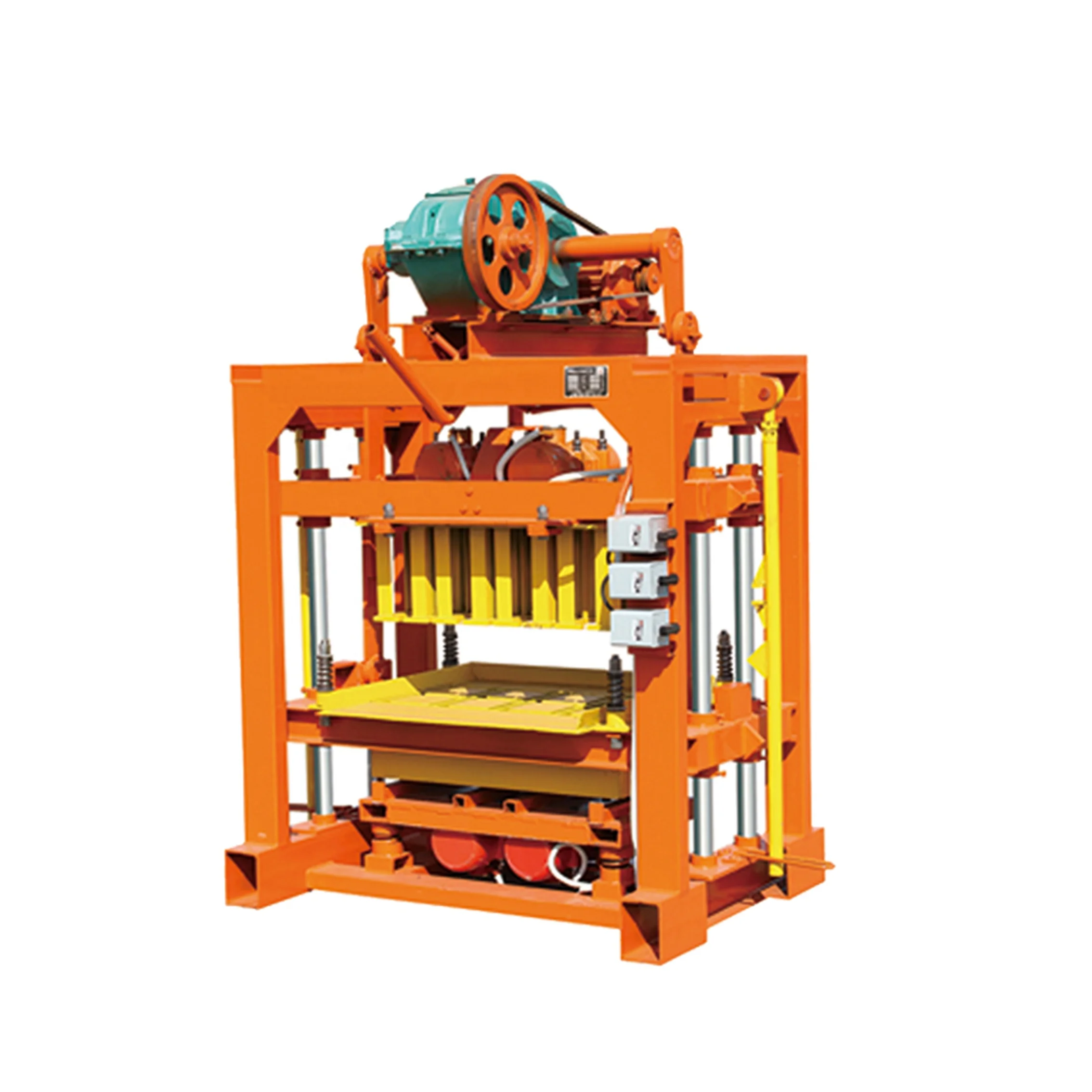 QTJ4-40 Hollow cement brick maker machines concrete hollow brick block making machine price philippines
