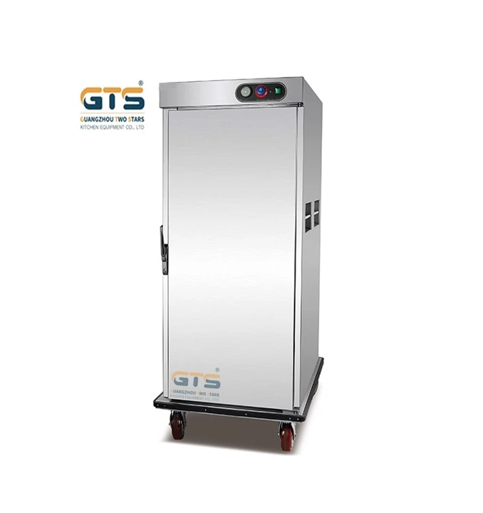 Commercial Single Doors 11 Layers Food Warmer Hot air convection restaurant mobile food service trolley Movable wind insulation