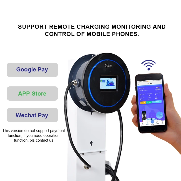 Max Power 7Kw 11Kw 22Kw Wallbox Type 2 Ocpp Gbt Ccs Ac Charging Pile Wall Box Ev Charger Fast Electric Car Charging Station