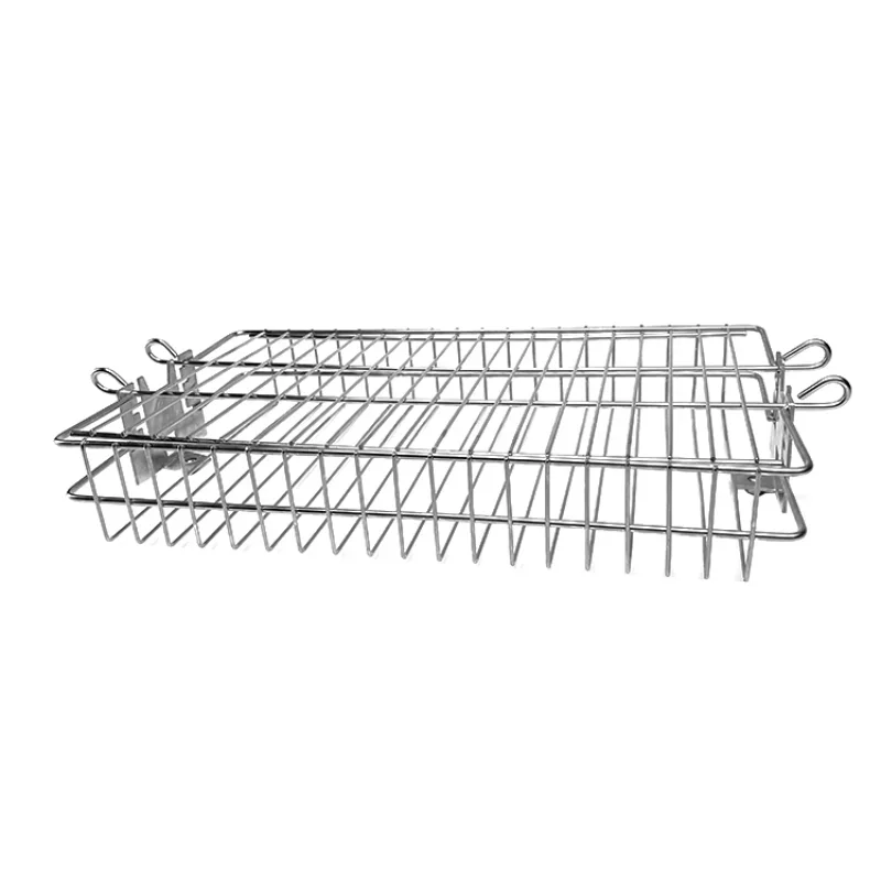 Stainless Steel Grill Rack rotisserie basket bbq grill basket