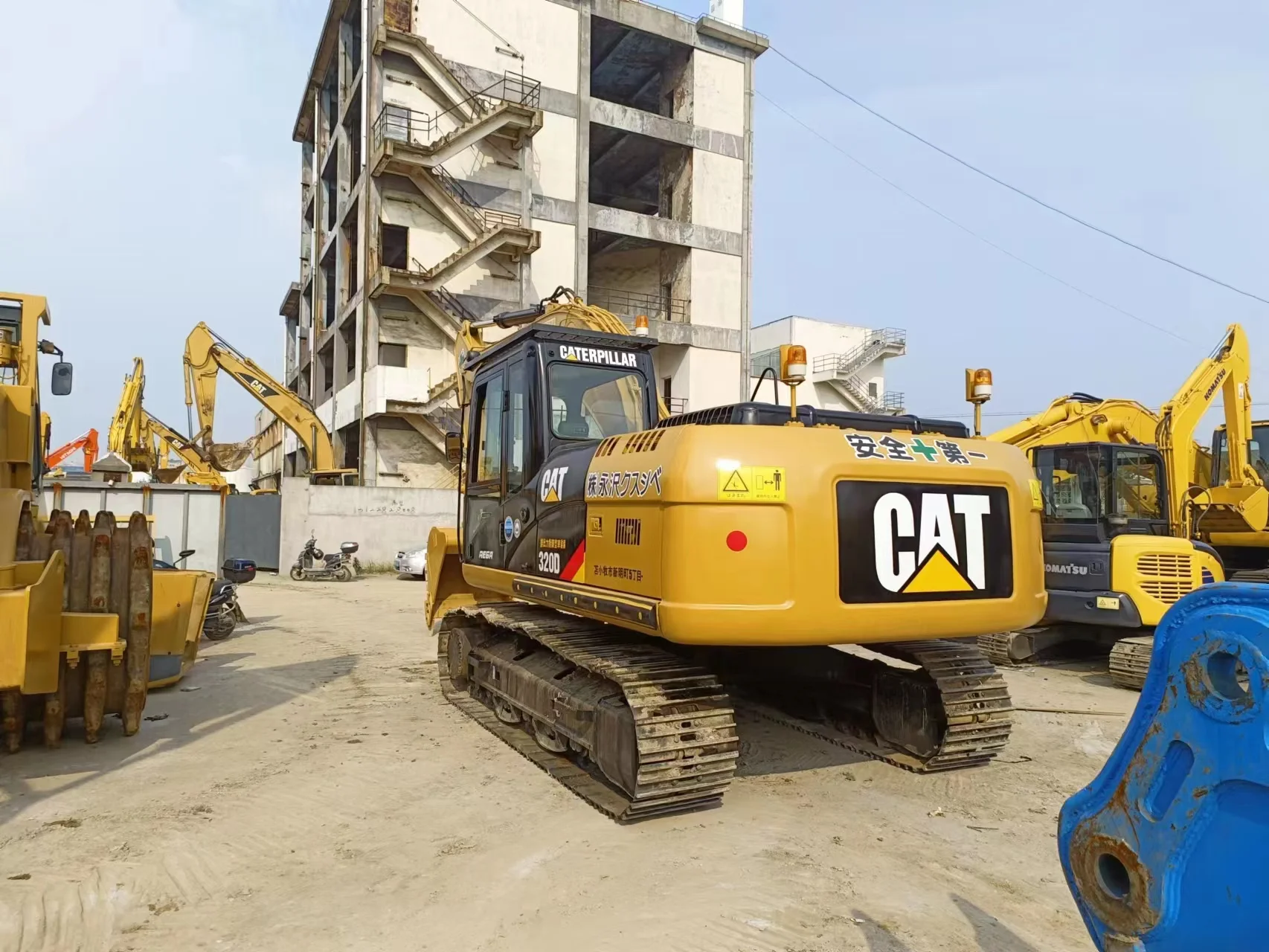 Cat 320d excavator 20 ton construction machinery used caterpillar 320d crawler excavator 320d2 on hot sale
