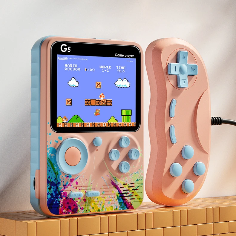 Портативная игровая консоль 500 в 1 в стиле ретро