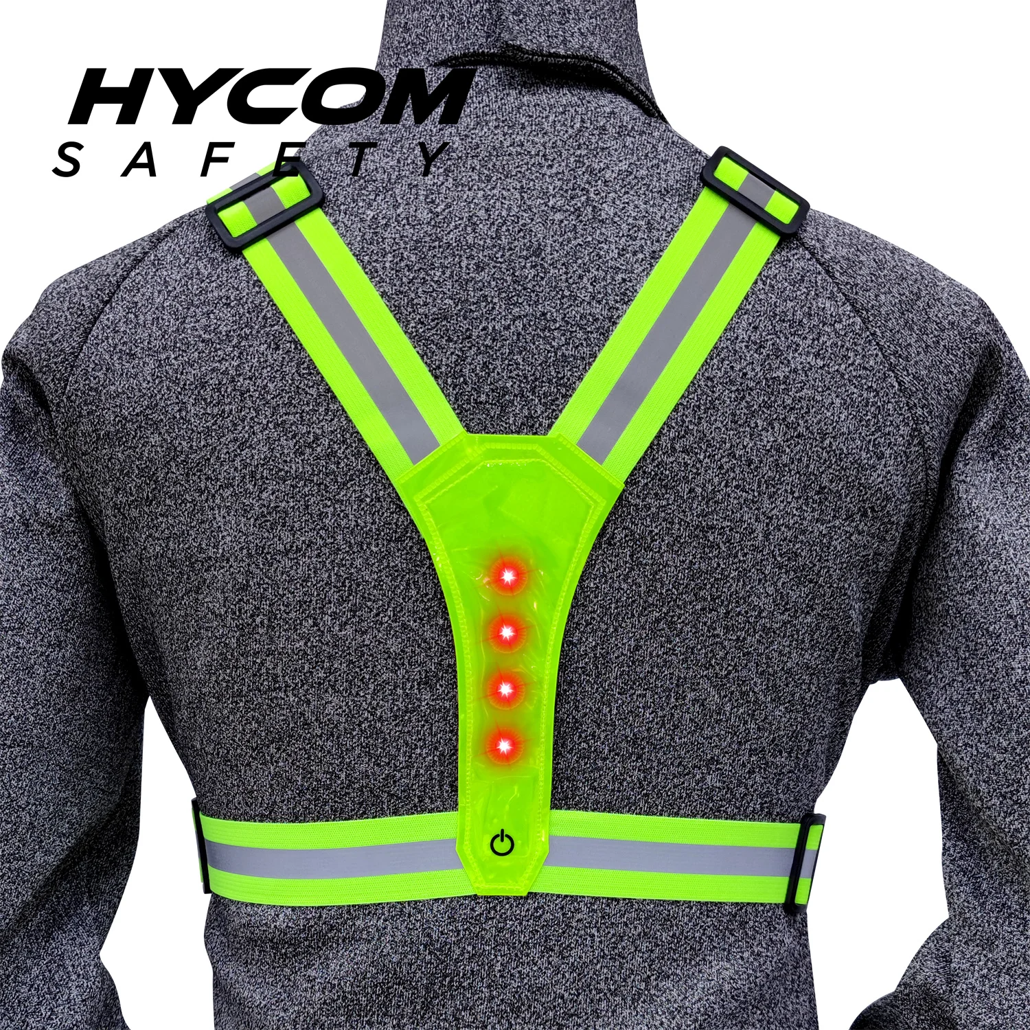 HYCOM RSTL022 легкий 3 режима света безопасности жилет светодиодный светоотражающий ночного бега светодиодный жилет