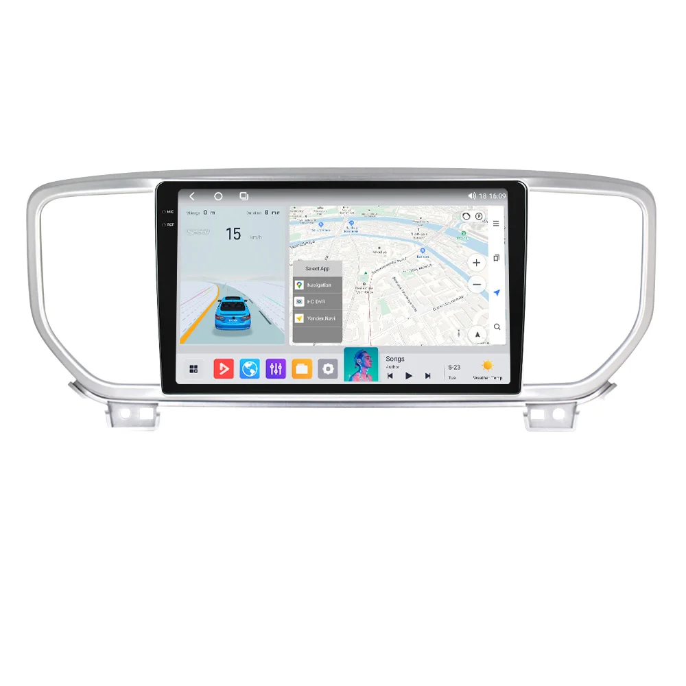 MEKEDE MS car multimedia touch screen car-play gps navigation 8core Android auto cooling fan for KIA Sportage4 2018-2019