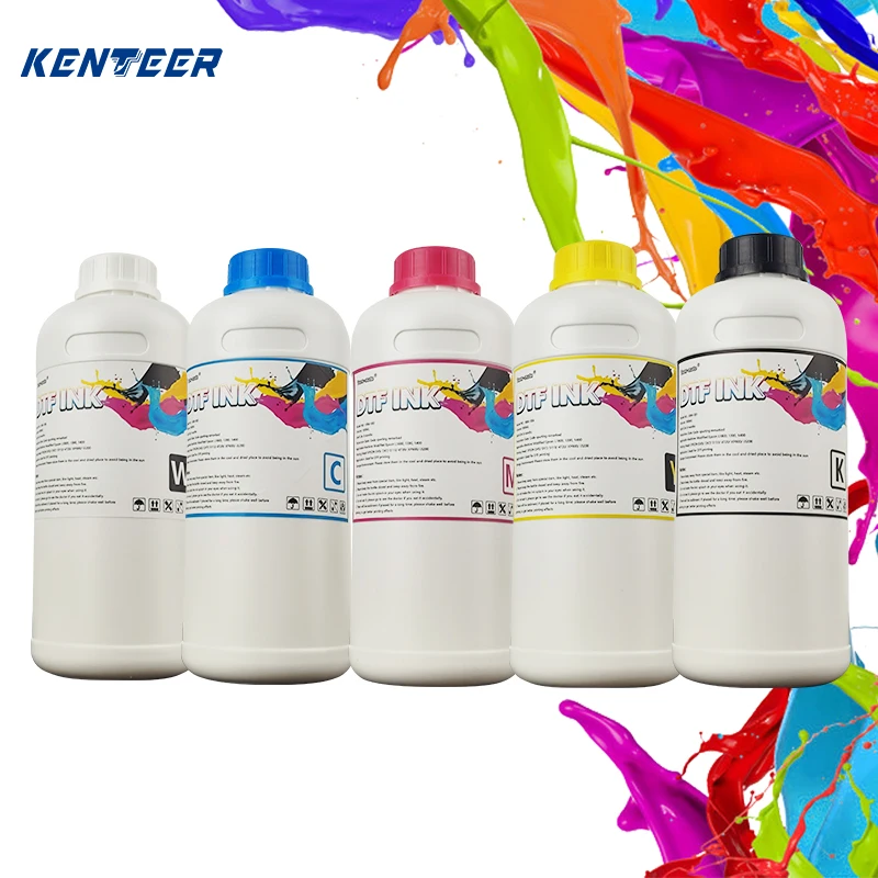 High fluidity 1 liter dtf transfer textile ink xp600 I3200 L1800 Dtf Ink multi-color DTF pigment ink