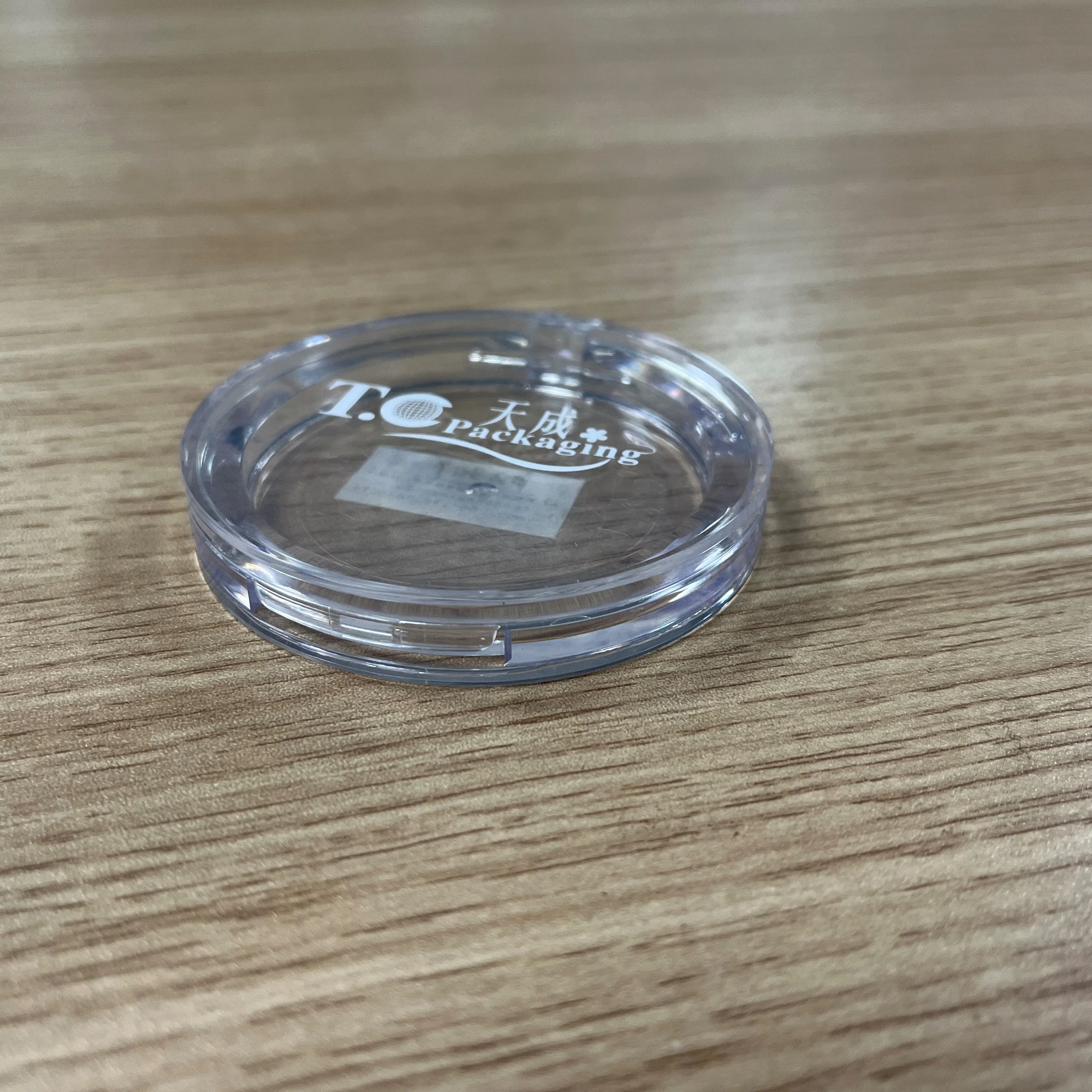 Empty Makeup Packaging Clear Single  Blusher Powder Custom Eyeshadow Case