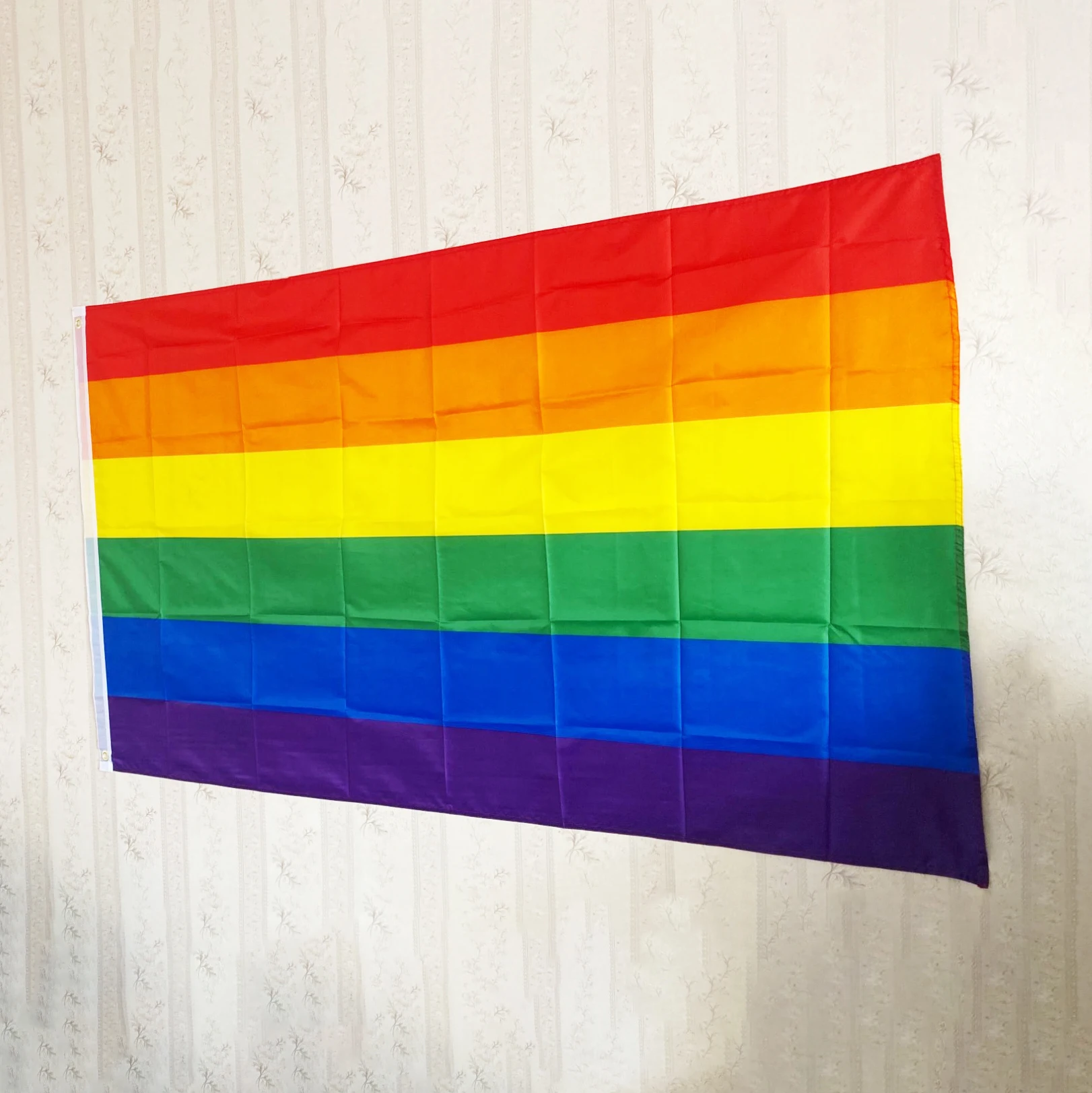 Outdoor Flags binary gay pride rainbow flag Custom Printing Advertising National Country 150x90cm Flag