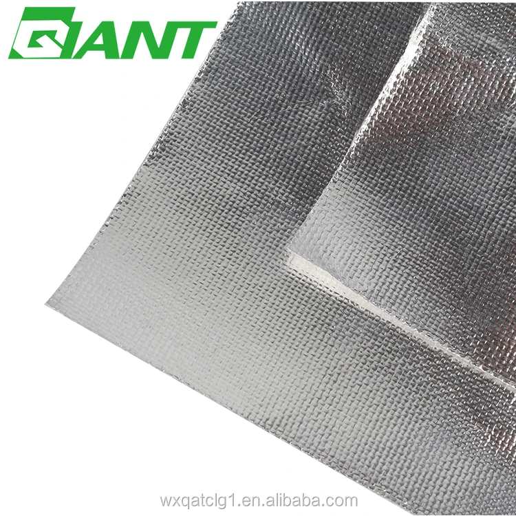 Fire Resistant Cloth Double Sided Aluminum Foil Fabric  Glass Fiber Cloth Coated for fireproof seal up