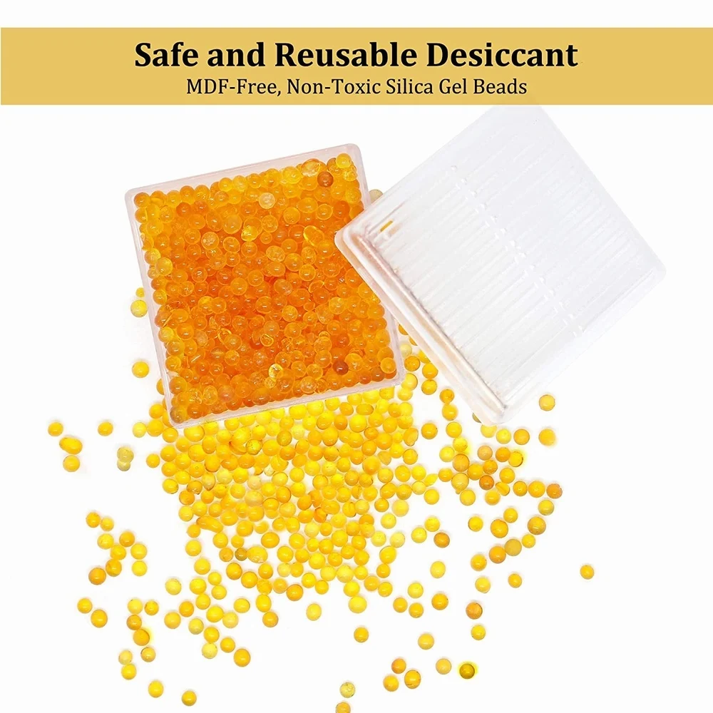 45g Small  Silica Gel Desiccant  Box  for Watches and Cellphone Storage Container Moisture Absorber