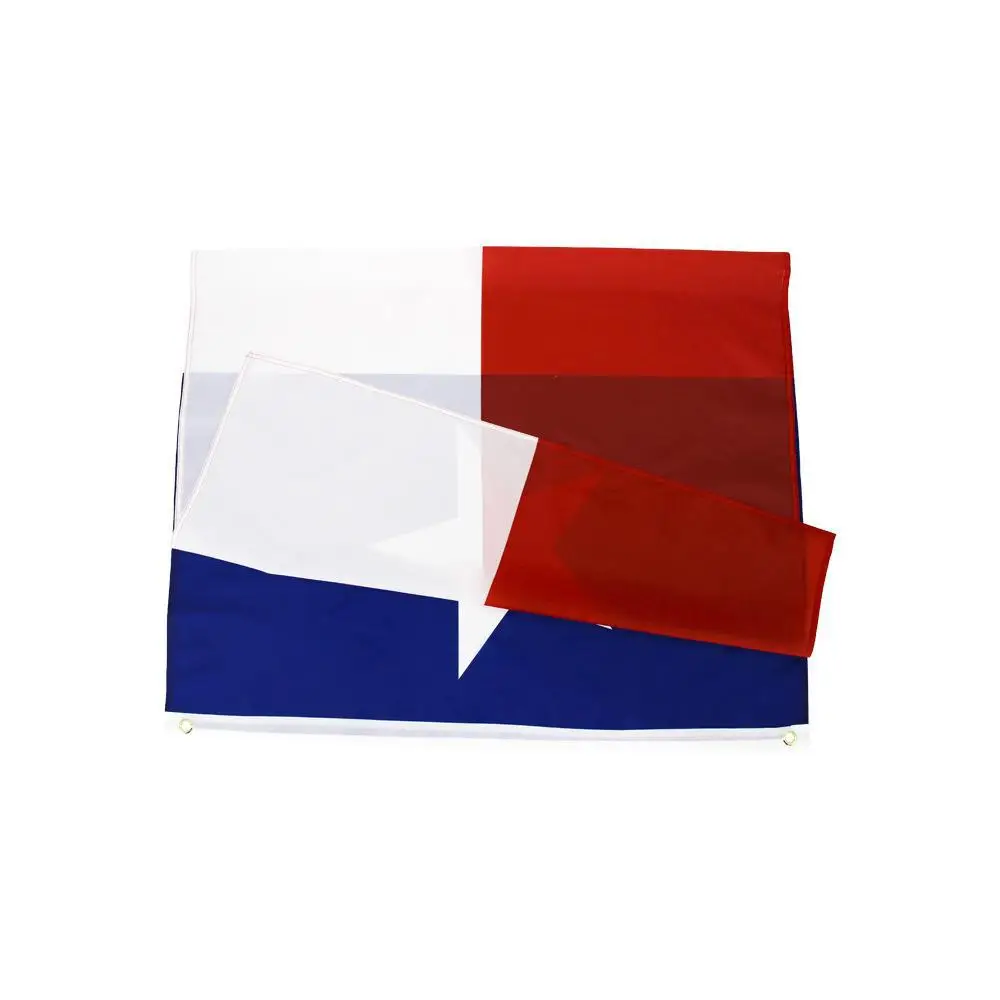 Factory custom 90x150cm 100% polyester flag 3x5 outdoor promotion silk screen printing logo big large Double-sided France Flags