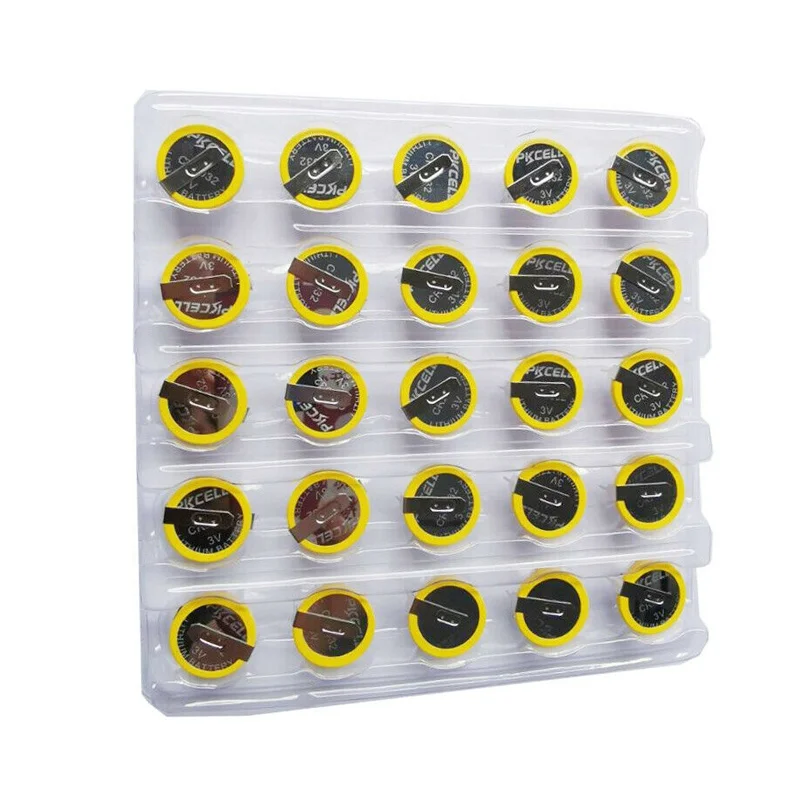 Customize Brand Logo Button Cells Lithium CR2032 CR2025 CR2016 Batteries