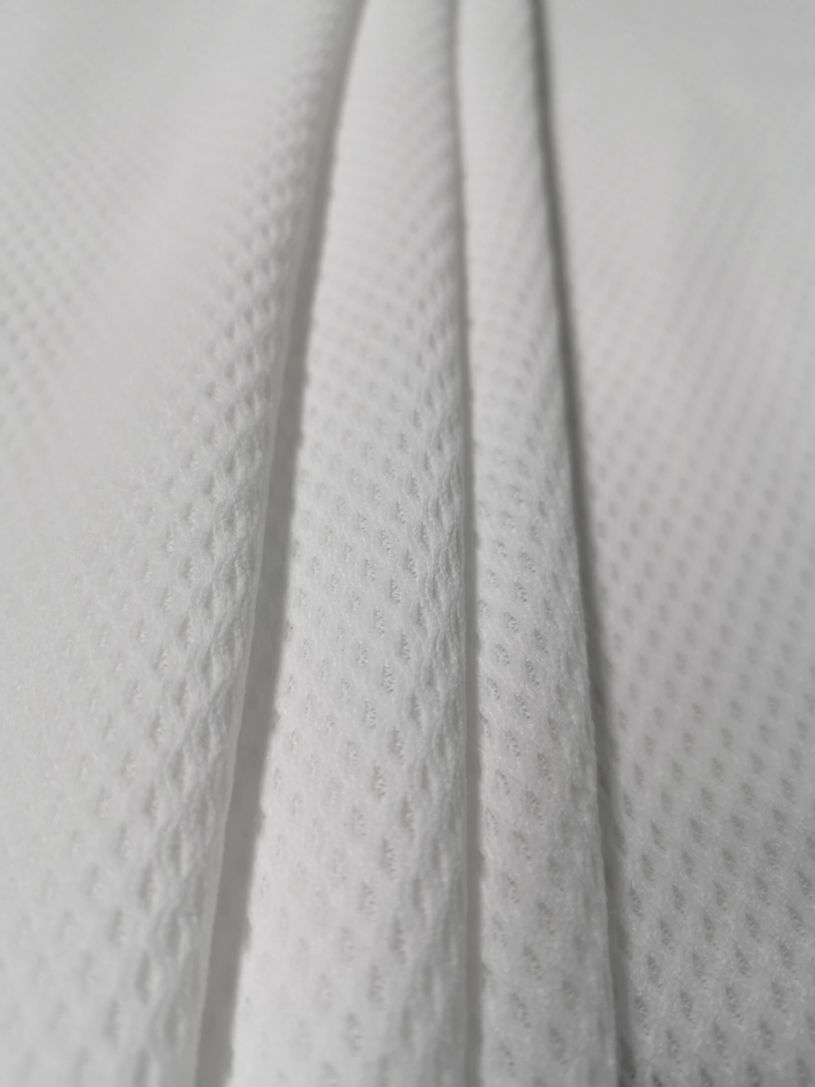 
Lightweight Plain Knitted Tulle 100% Polyester Double Mesh Fabric T-shirt Bag 