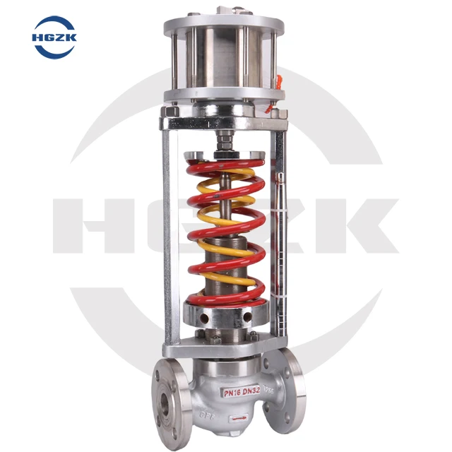 Stainless Steel Self Operated Pressure Regulating Valve High Temperature Steam Pipeline Nitrogen Pressure Relief Control Valves