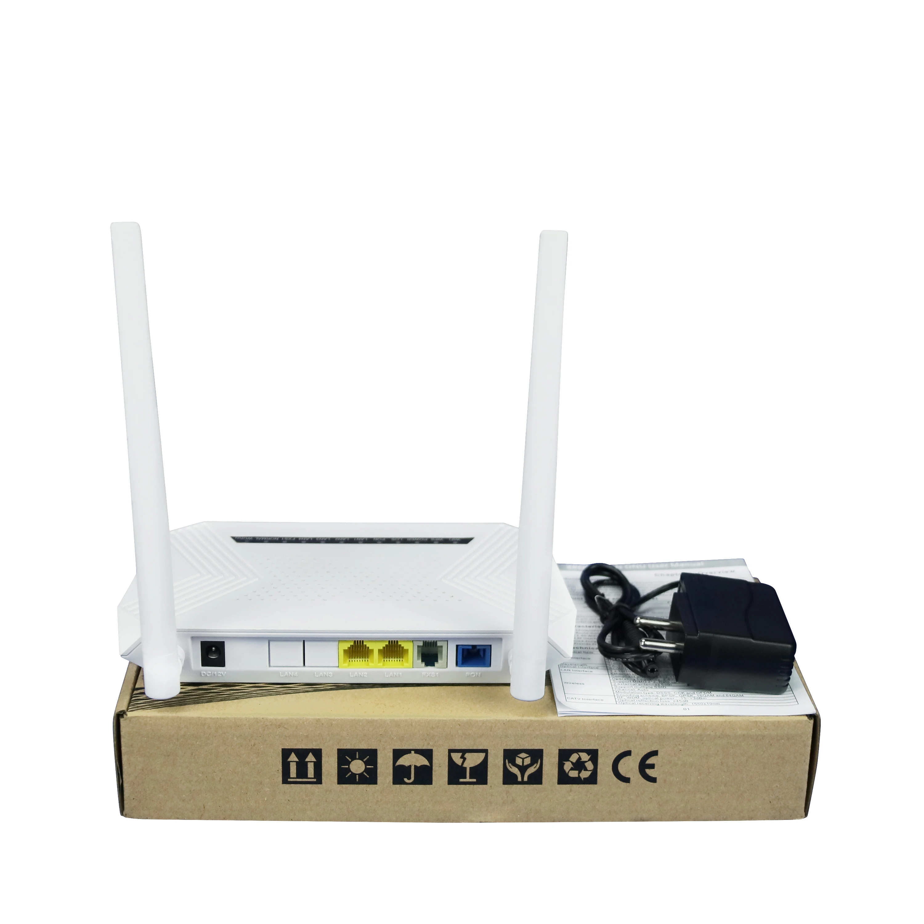 Fiber Optic Equipment Ftth Ont 1GE+1FE+1POTS+WiFi EPON GPON XPON ONU