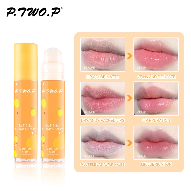 P.TWO.P Private Label Lip Care Rich Fruity Gloss Lip Oil Coloring Vegan Moisturizing Customized Lip Oil for Daily Life