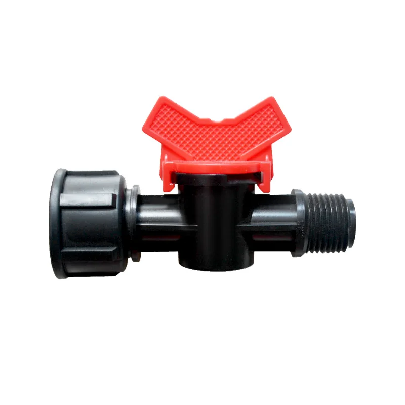 Agricultural Drip Irrigation System Hose LDPE Pipe Thread barb 16mm Drip Tube Fittings Connectors Drip Mini Valve