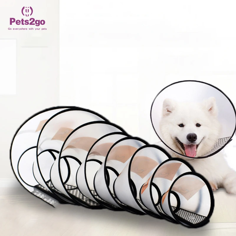 Dog Cone Collar Adjustable Protective Collars for Pet Dog & Cat Recovery E-Collar Anti-Bite Lick Wound Healing
