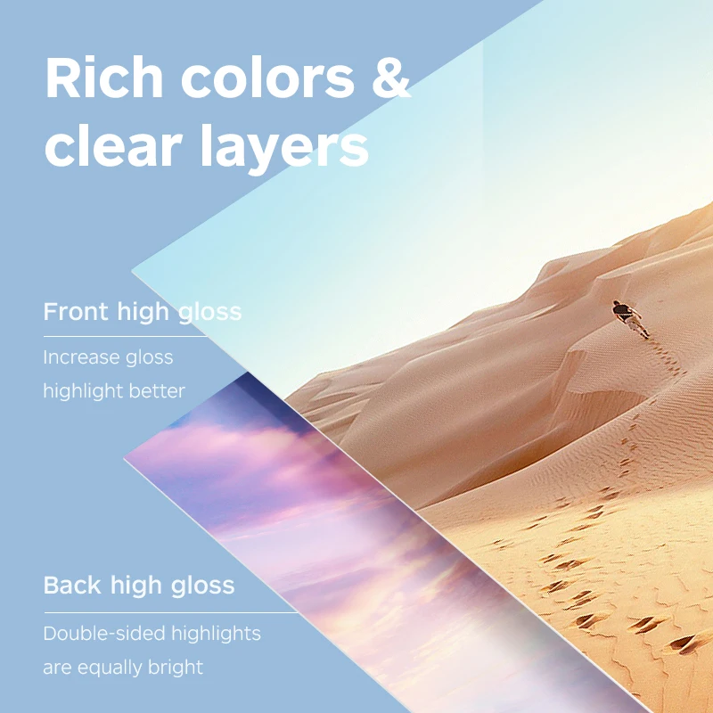 A3 A4 120gsm 300gsm Coated Two Side Gloss Art Paper Sheets Custom Offset Wood Pulp Inkjet Printing Matte Art Paper Wholesale