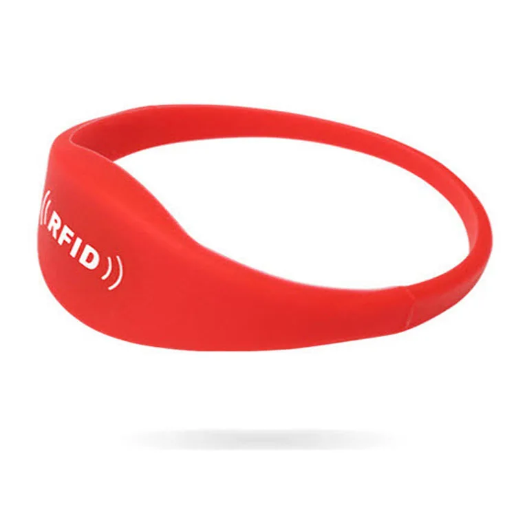 Силиконовый nfc-браслет ISO14443A/ISO15693 с пользовательским логотипом nfc водонепроницаемый браслет IP68 для оплаты