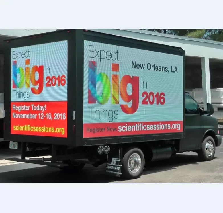 Wholesale High Quality P5 LED Car Display LED Truck Advertising Display Mobile Outdoor LED Advertising Screens For Cars