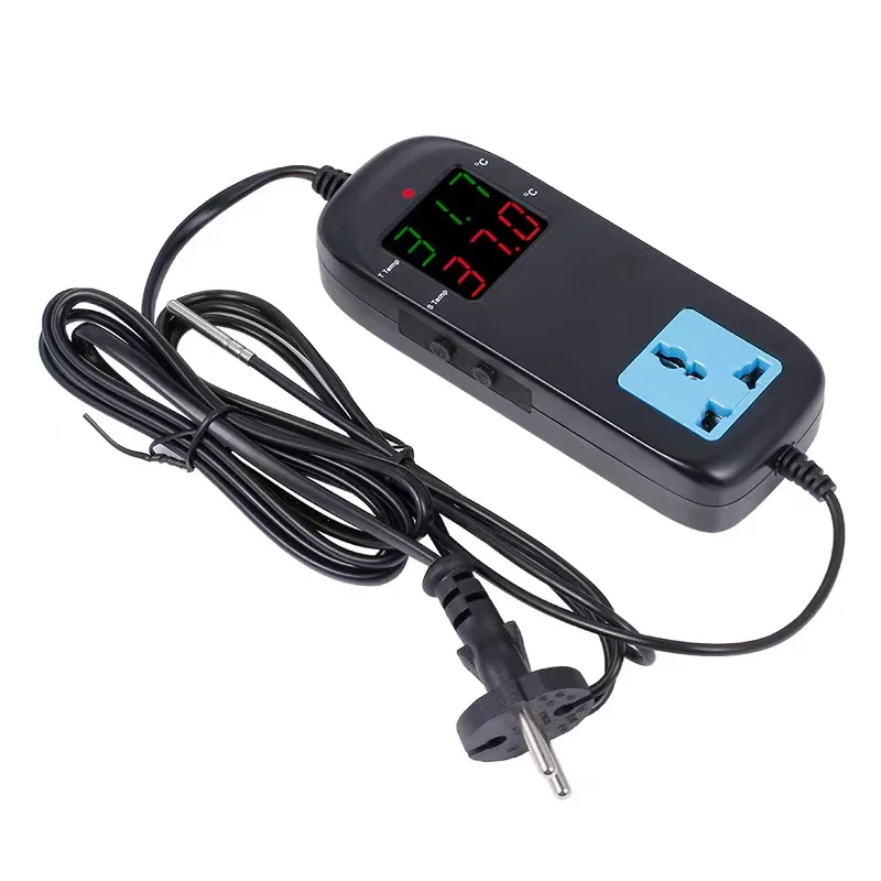 EU MH2000 AC 90-250VFish Tank Intelligent Temperature Controller with Socket -40~120C Microcomputer Thermostat Regulator