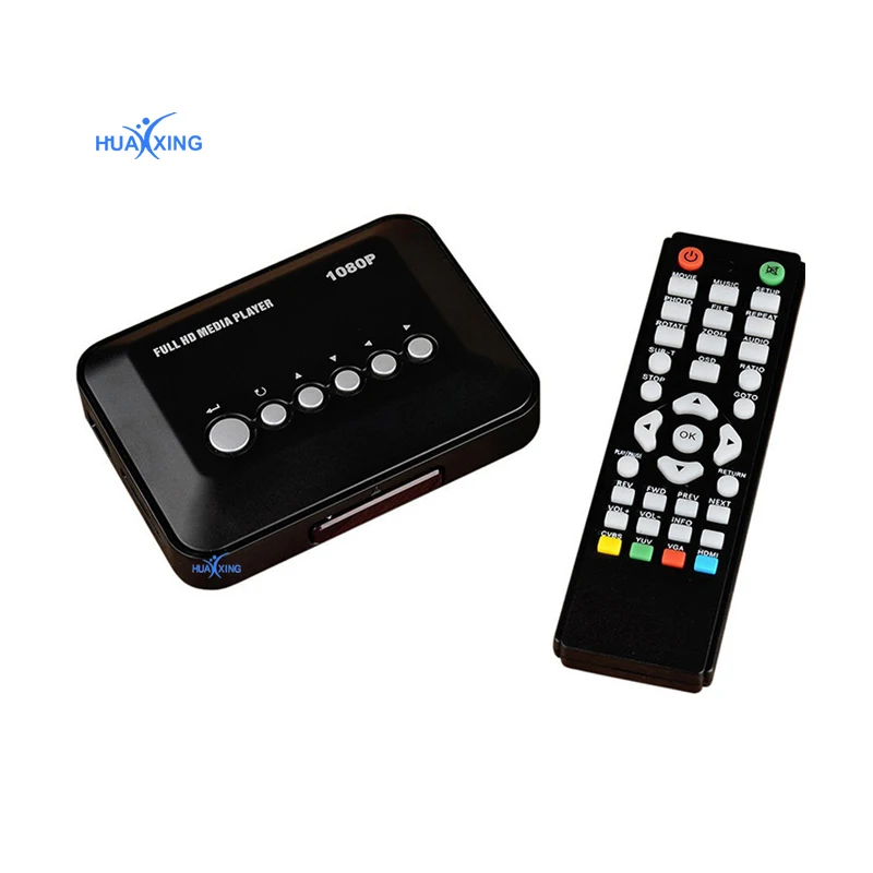 Мультимедийный плеер Mini Full HD1080p H.264 MKV HDD HD медиаплеер центр USB OTG SD AV TV AVI RMVB