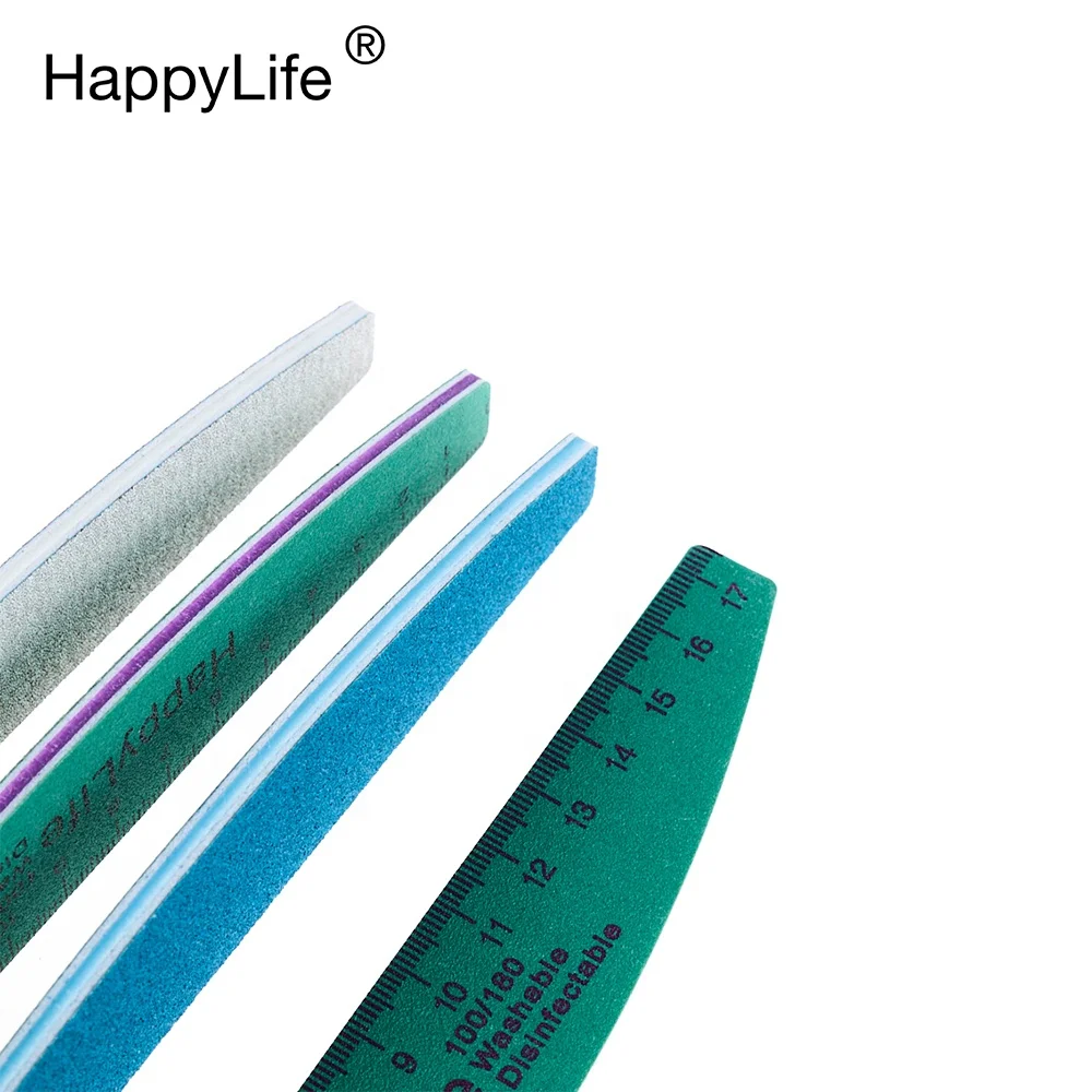 HappyLife Beauty Personal Care Sanding Beauty Tools Pedicure Acrylic Nail Kit Emery Board Lime 100/180 Nail Filer