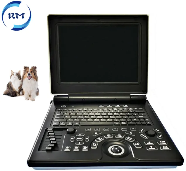 Handheld Veterinary Ultrasound Machine 12 inch Low Price Portable Animal Cow Cattle Vets Ultrasound Scanner
