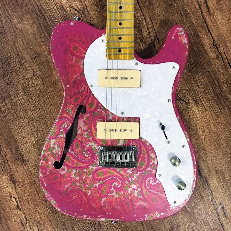 Krait 6 string heavy relic electric guitar alder body maple neck OEM guitar factory outlet