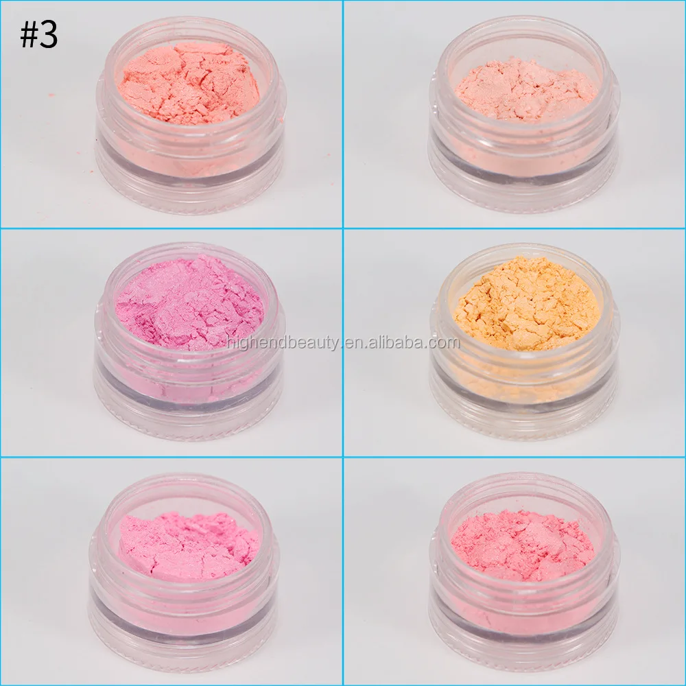 New Glow Loose Powder Neon Pigments Powder Stack Colorful 6 in 1 Fluorescence Gel Nail Polish Neon Pigment Powder