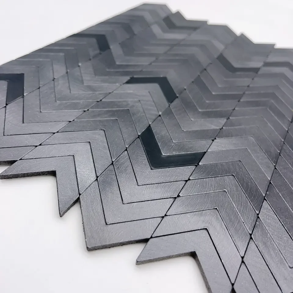 Carrara White Marble Stone Mosaic Herringbone Tiles Carrara Marble for Wall