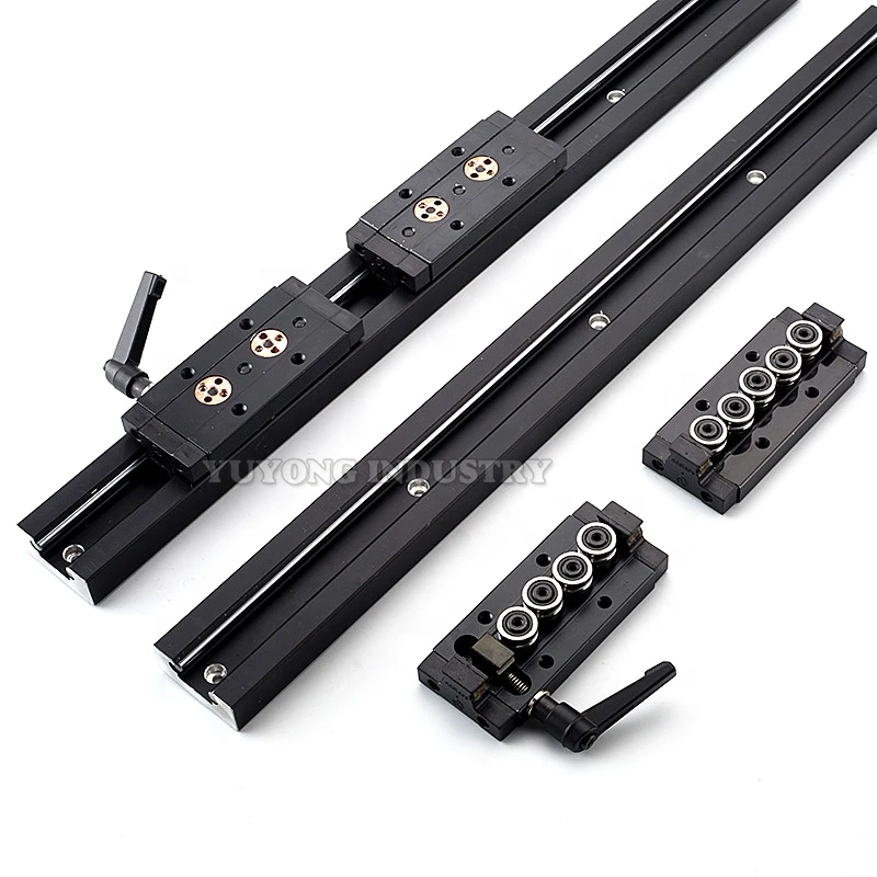 SGR series aluminium Built-in double-axis rectangular cnc machine linear guide SGR10 15N 20 25 35 linear rail SGB block bearing