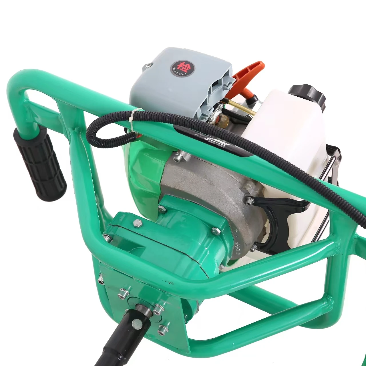 Professional 1900w Drilling Machine Gasoline Powered Earth Auger Post Digging Hole For Farm