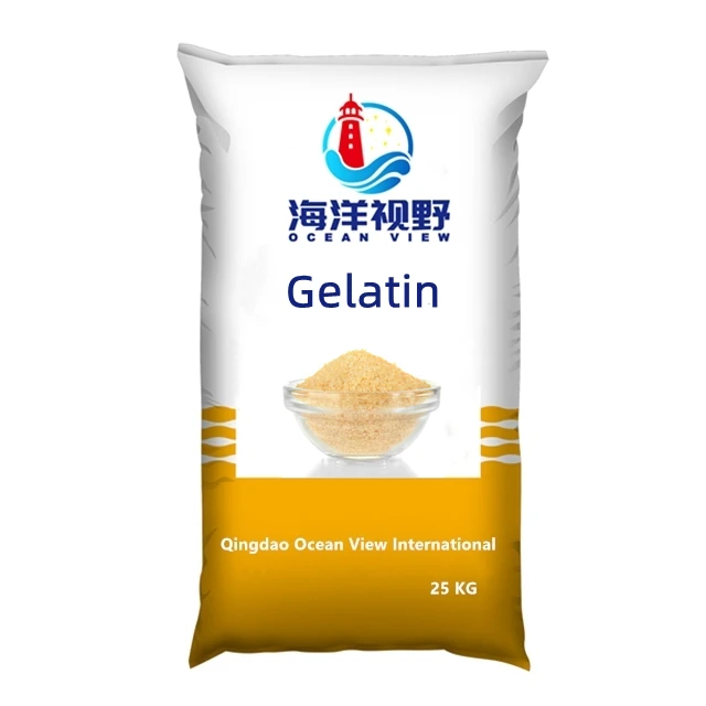Food Grade Beef Skin Gelatin Food Gelatin 220 Bloom Gelatin Food Additives