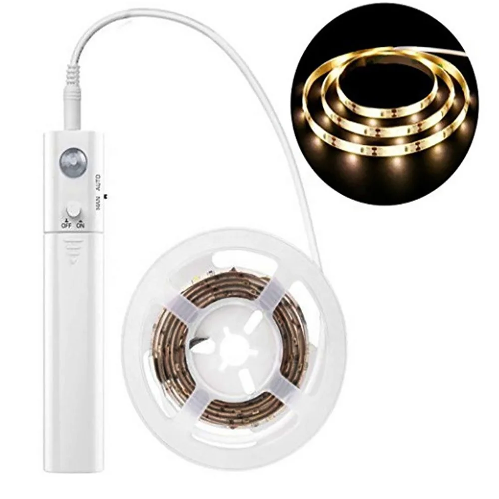 LED Under Cabinet Light Motion Sensor Night Lamp Waterproof LED light Strip Backlight For Wardrobe Kitchen Closet Cupboard
