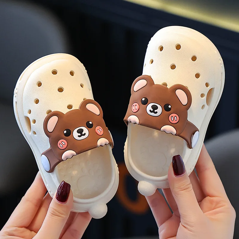 Flip Flops for Children Toddler Slippers Kids Summer Beach Shoes Girls Cartoon Home Slippers Boy Infant Sandals Slides