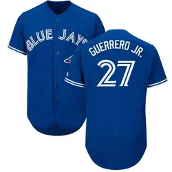 Custom 19 Jose Bautista 27 Vladimir Guerrero Jr. Throwback Embroidery Logos Men' s Baseball Jerseys