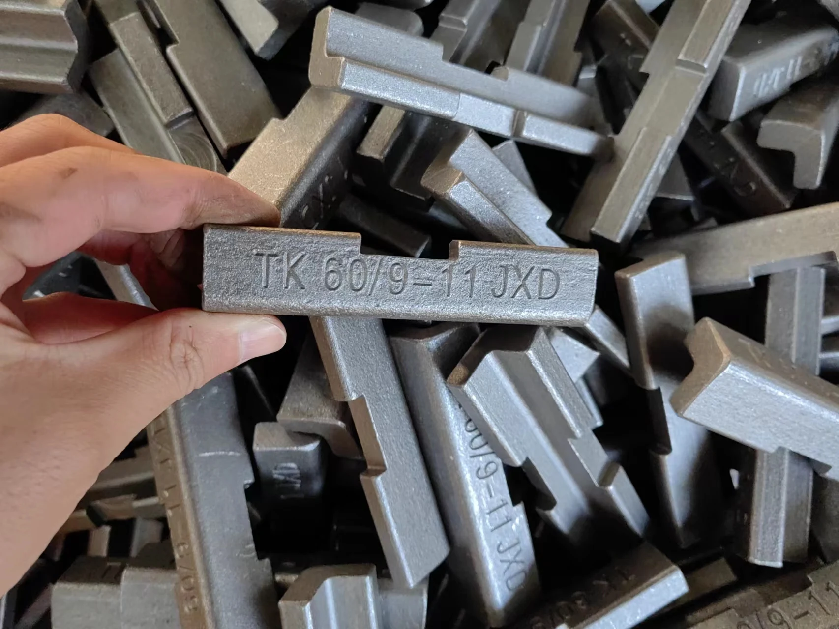 customized railway gauge block spare parts for railway turnout