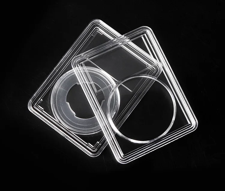 Wholesale Plastic Clear Coin Capsule Display Case Coin Holder Coin Collection Box