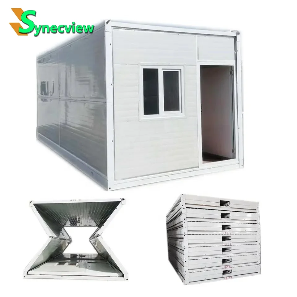 Prefabricated Building Container Office Prefab Shipping Collapsible Folding Container House Folding Container