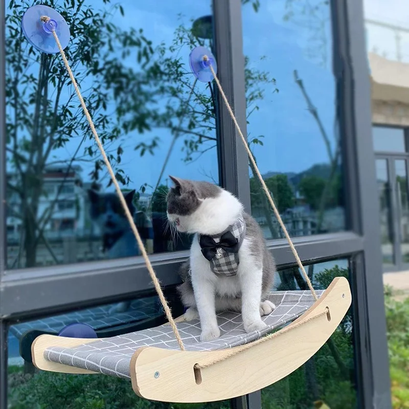 Factory Wholesale High Quality Quick Shipping Custom Design Cat Window Perch Bed Hammock