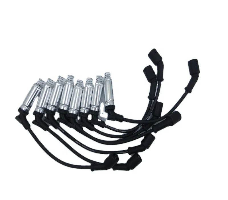 Автозапчасти, Свеча зажигания, провод, кабель зажигания 12192133 89530012 для GM Acdelco Chevrolet Silverado 5,3, кабели De Bujias