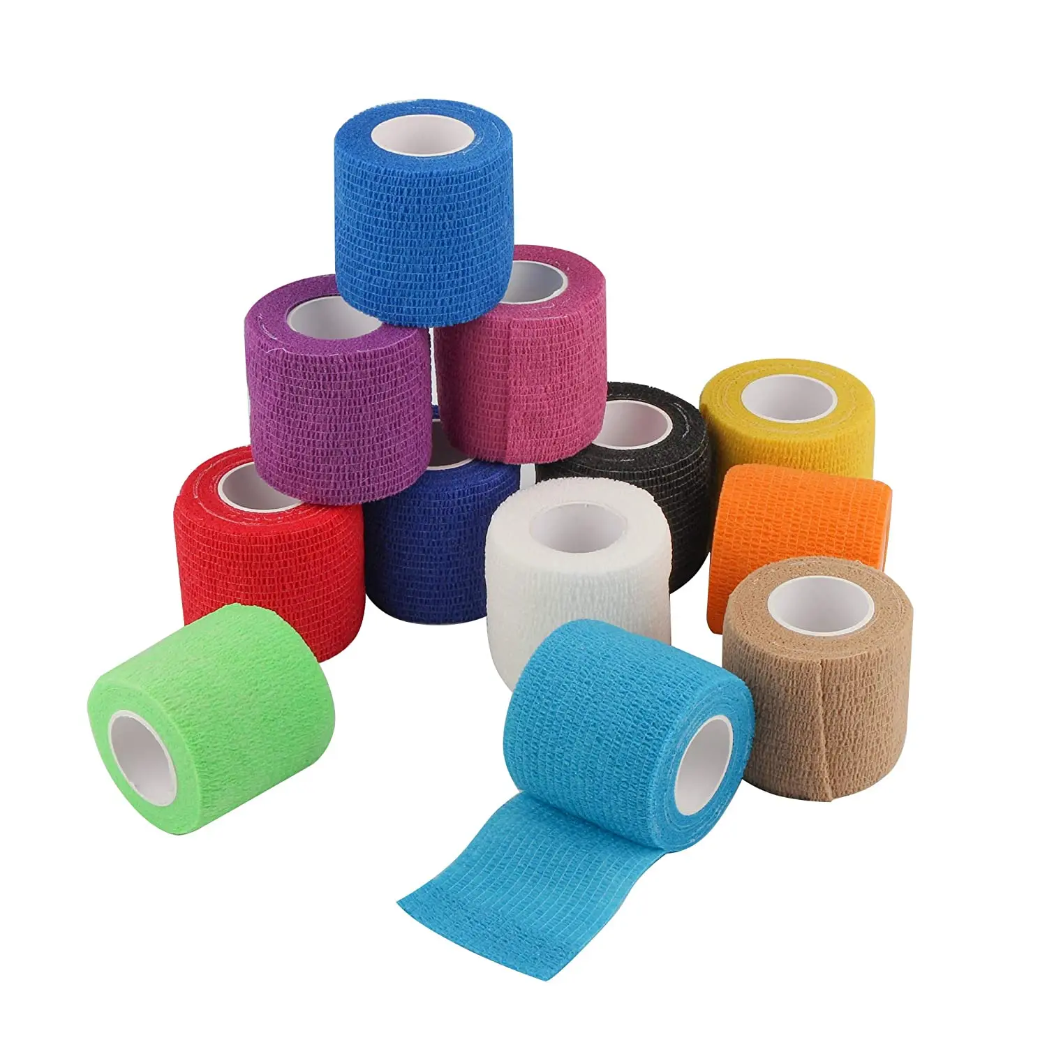Wholesale Tear Light Eab Sweatproof Tape First Aid Cohesive Breathable Vet Wrap Grip Waterproof Elastic Military Bandage Tape